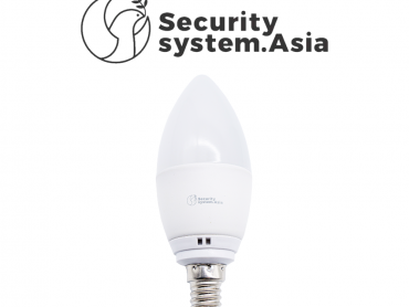 Smart Home 5W RGBCW Dimmable Multi-Colour Smart WiFi Candle Light Bulb - Security System.Asia