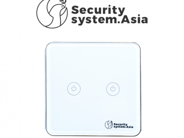 Smart Home Zigbee Wireless Touch 2Gang Switch - Security System.Asia